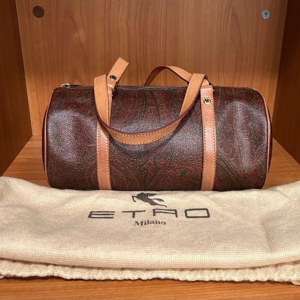 Authentic ETRO Paisley Mini Papillon Handbag with Dustbag